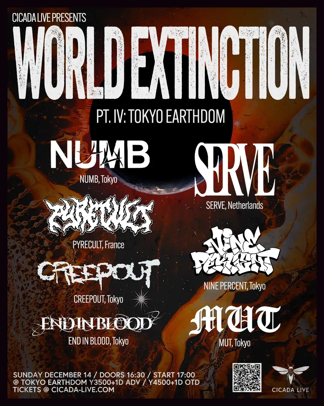Tokyo Live Music Information World Extinction: Final | Live Tribe