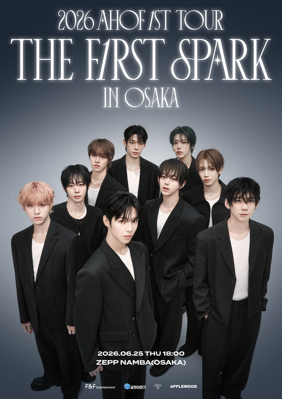 大阪市 ライブ情報 2026 AHOF 1ST TOUR: THE FIRST SPARK | Live Tribe