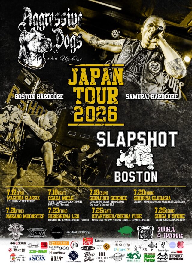 北九州市 ロック ライブ情報 Aggressive Dogs aka UZI-ONE & SLAPSHOT